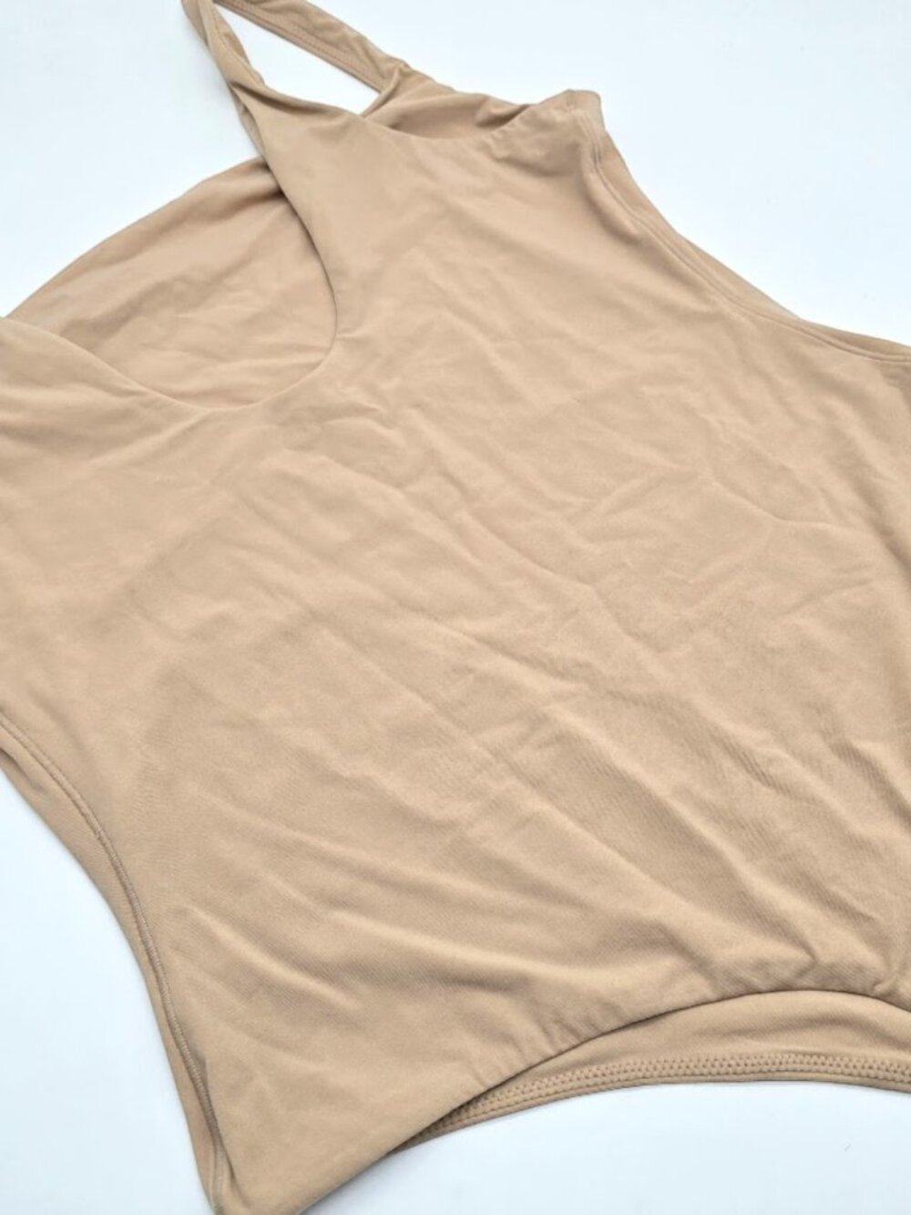 SKIMS Fits Everybody Bodysuit XL Clay Square Neck - Picture 6 of 10